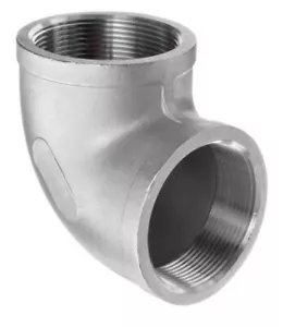 3" NPT Female 90 Elbow 316 Stainless Steel Pipe Thread 150 Fitting - Picture 1 of 2