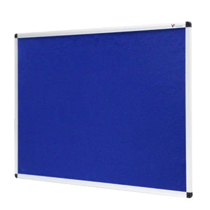 VIZ-PRO Cork Board Message Board Push Pin Board Office School Aluminium Frame  - Picture 1 of 12
