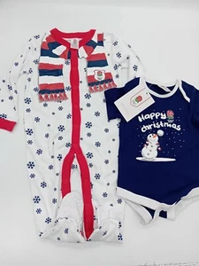 Official England Rugby Christmas Bodysuit And Vest Bundle 12-18 Months - Picture 1 of 8