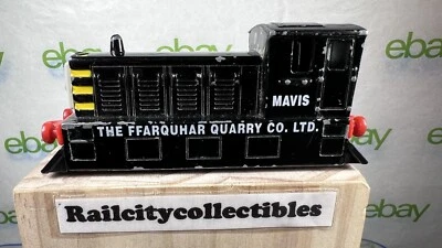 Литой винтажный бак двигателя Thomas the Train Ertl Mavis 1993 Friends редкий черный - Изображение 1 из 4