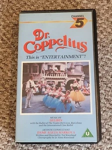DR. COPPELIUS - ORIGINAL PAL VHS TAPE BALLET WALTER SLEZAK TERRY THOMAS - Picture 1 of 2