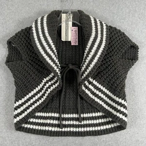 Sylc Camisa Sweater Womens S/M Gray Knit Bolero Cropped Shrug NWT - Picture 1 of 11