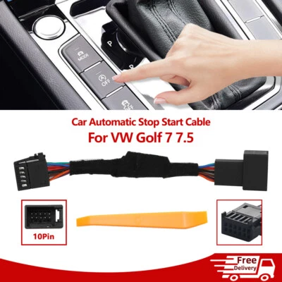 For VW Golf MK7 7.5 Automatic Stop Start Engine System Off Cable Plug Eliminator - Image 1 of 4