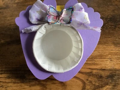 Porcas e xícaras de doces tema borboleta para chá de bebê (conjunto de 16) - Imagem 1 de 4