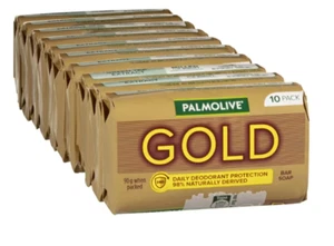 Palmolive 10 Pack Gold Daily Deodorant Protection Bar Soap 90g - Picture 1 of 8