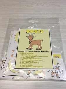 GOATS - Themed Learning Activities Package - LAMINATED - Teaching supplies - Picture 1 of 12