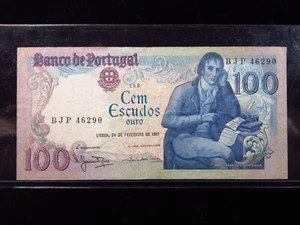 Portugal 100 Escudos 1981 Weltwährung Banknoten Geld H6290 - Bild 1 von 2