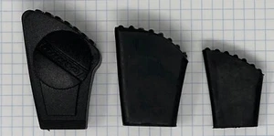 Repuesto de pies con soporte (punta de muleta), platillo, sombrero alto y otros, juego de 3 - Imagen 1 de 9
