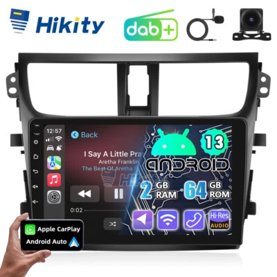 9" DAB+ 2+64GB CarPlay Android 13 Radio Navi GPS BT Für Suzuki Celerio 2014-2021 - Bild 1 von 4