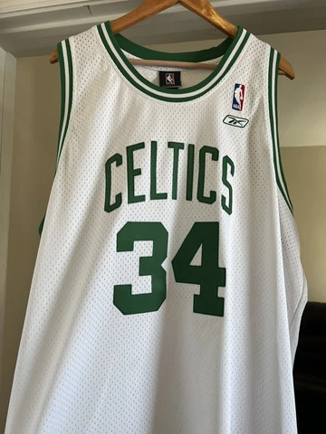 vintage boston celtics paul pierce White Jersey Size XXXL Sewn Cover