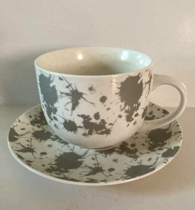 Maxwell Williams Metallic Bomb Breakfast Cup & Saucer Designed Claire Chilcott - Picture 1 of 7