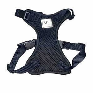 Vibrant Life Mesh Adjustable Dog Walking Pet Harness Black Size XSmall New - Picture 1 of 6
