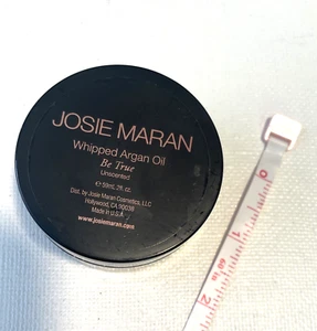 JOSIE MARAN Whipped Argan Oil Be True Unscented 59ml 1.7 fl oz Sealed New - Imagen 1 de 5