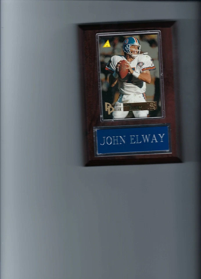PLACA JOHN ELWAY DENVER BRONCOS FUTBOL NFL C2 Foto 1 de 1