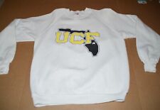 Vintage UCF University of Central Florida Knights White Sweatshirt XL USA Made