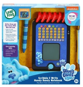 LeapFrog Blue's Clues and You! Scribble and Write Handy Dandy Notebook NEW - Picture 1 of 3
