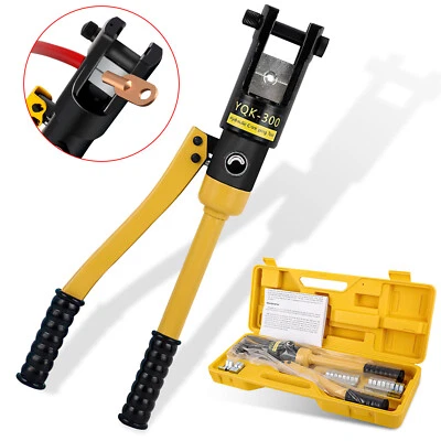 KIINSEHTOQ 12T Hydraulische Presszange Crimpzange Quetschzange Kabelschuhe Zange