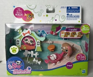 NEW LPS Littlest Pet Shop Walkables #2163 Walking Dog w/ Accessories New - Picture 1 of 9