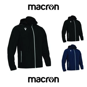WINDBREAKER WATERPROOF FULL ZIP HOOD VOSTOK - MACRON - Sizes 3XS to 4XL - Picture 1 of 7
