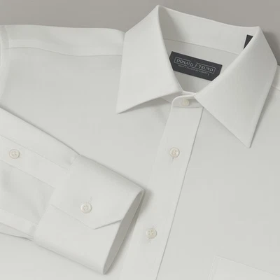 Donald J Trump Signature Collection Men Long Sleeve Dress Shirt 17 32/33  Oxford - Image 1 of 4