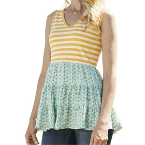 Matilda Jane Damen Wonderment Sunshine Ahead Tank Stufen Boho Bauern Gr. Small - Bild 1 von 7