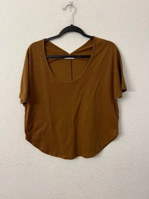 Delicado Hooligan Mujer S/M Marrón Calce Suelto Top Foto 1 de 4