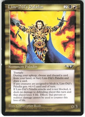 Lim-Dul's Paladin U Alliances ALL   MTG NM - Image 1 of 2