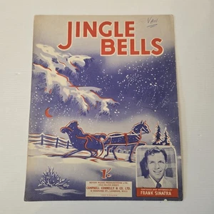 Jingle Bells – Frank Sinatra 1940s Sheet Music Campbell Connelly & Co. - Picture 1 of 4