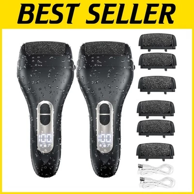 Removedor de callos para pies - Rodillo de cristales de cuarzo Foto 1 de 4