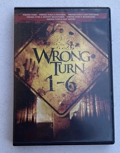 Wrong Turn 1 - 6 Complete Collection DVD Wrong Turn 1 2 Dead End 3 4 5 6 - Picture 1 of 5