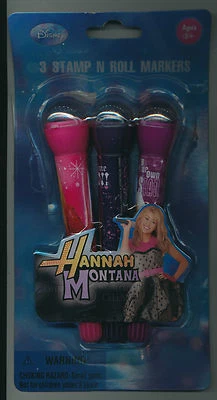 Disney Hannah Montana 3 stamp n roll markers - Image 1 of 2