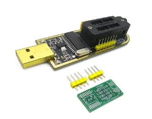 CH341A Series SPI Flasher USB Programmer 24 25 EEPROM BIOS Writer USB to TTL - Bild 1 von 1
