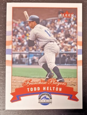 2002 Fleer Todd Helton Franchise Players Tiffany #10 174/200 - Image 1 of 2