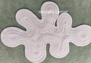 Irregular Shape Area Rugs Handmade 100% Woolen Hand Tufted For Home Decoration - Picture 1 of 10