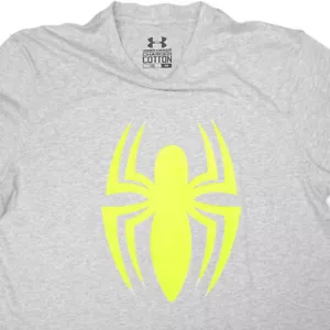 UA Under Armor Men's Alter Ego Spider-Man Charged Cotton T-Shirt Asian XL Size - Picture 1 of 2