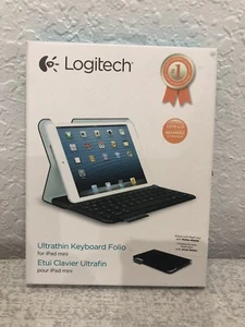 Logitech Ultrathin Keyboard Folio For iPad Mini with retina dis920-006134 Black - Picture 1 of 3