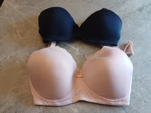 32DD M&S COLLECTION 2pk Maternity Lace Trim Nursing Bras - Picture 1 of 8