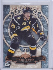 Chris Drury 2007 Artifacts Hockey Card 3 Grade MT