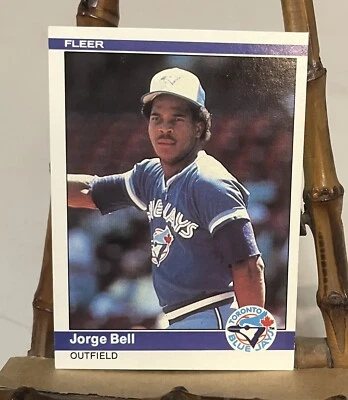 1984 Fleer Jorge Bell #148 Toronto Blue Jays 047 - Image 1 of 2