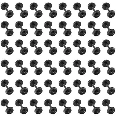 48Stk. Spur H0 POM Kunststoff 33 '' Räder für Modelleisenbahn 1:87 Ersatz - Bild 1 von 4