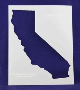 State of California Stencil 14 Mil 8" X 10" Painting /Crafts/ Templates - Picture 1 of 2