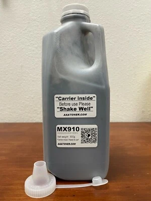 (800g) Refill Toner for Lexmark MS911, MX910, MX911, MX912 (Mono) REFILL ONLY - Image 1 of 3