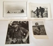 4 original PHOTOS MARINES IN VIETNAM - STEVE STIBBENS - CHU LAI 1964 USMC BABY