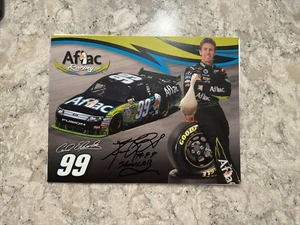 AUTOGRAPHED 2014 Carl Edwards #99 Aflac Team (Roush Racing) Ford Fusion 11x8 3/4 - Picture 1 of 4