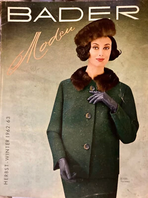 Bader Moden Katalog Herbst/ Winter  1962/ 63 Vintage! - Bild 1 von 4