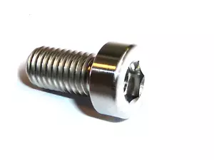 M10X20 LOW HEAD SHALLOW SOCKET CAP head TITANIUM Ti BOLT RACE SPEC standard pitc - Picture 1 of 8