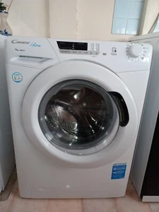 Candy HCU1492DE/1_WH Freestanding Washing Machine, 9kg Load, 1400 rpm, Android A - Picture 1 of 18
