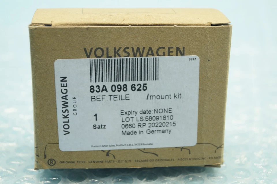 ✅ Kit de montaje de hardware para Audi Q3 2019-2022 OEM Foto 1 de 3