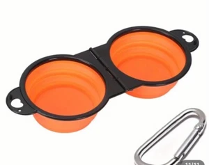 2 in1 collaspable pet bowl perfect for any pet ,hygienic easy to carry - Picture 1 of 3