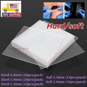 Retenedor de plástico de ortodoncia dental férula al vacío hojas de termoformado duro suave - Imagen 1 de 9